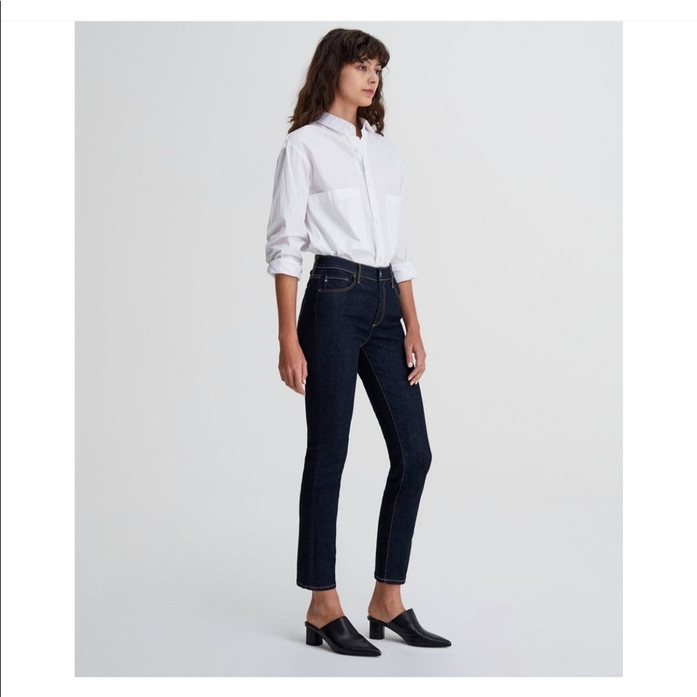AG The Mari High Rise Straight Leg Jean Size 24